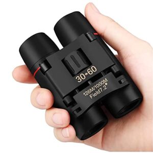 ziyouhu 30×60 binoculars small compact light binoculars, suitable for adults and children bird watching travel sightseeing, waterproof lightweight small binoculars, with clear low-light vision…
