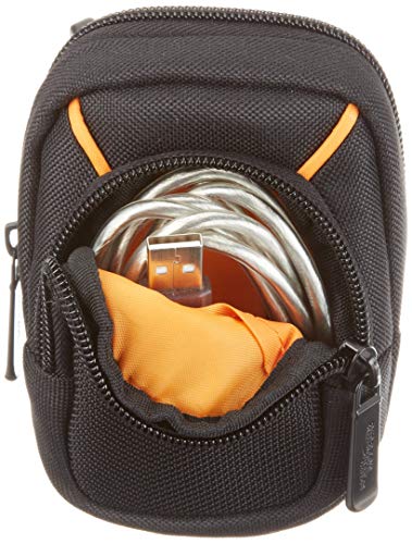 Amazon Basics Medium Point and Shoot Camera Case - 5 x 3 x 2 Inches, Black