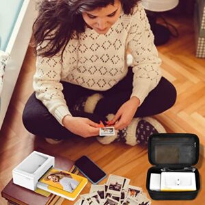 ALKOO Case Compatible with Kodak Dock Plus 4x6 Instant Photo Printer (2022 Edition), Storage Bag for Bluetooth Portable Picture Printer & Photo Paper, Paper Tray, Cartridge Refill- Black (Box Only)
