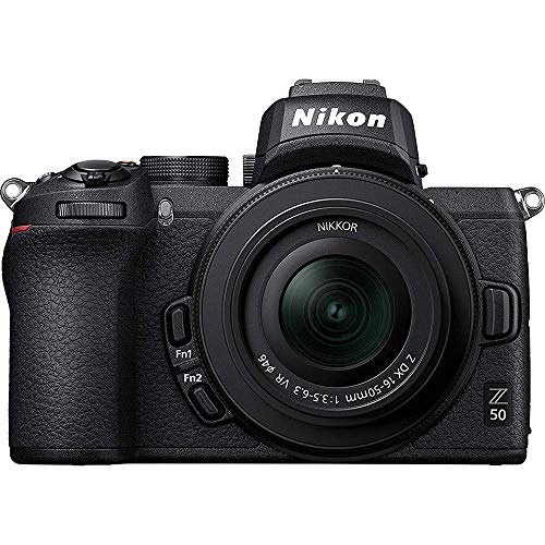 Nikon Z50 DX Mirrorless Camera with NIKKOR Z DX 16-50mm f/3.5-6.3 VR Lens - 1633B (Renewed)