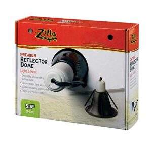 zilla premium reflector domes 5.5 inches,black