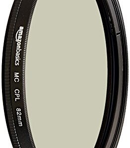 Amazon Basics Circular Polarizer Camera Lens Filter - 82 mm