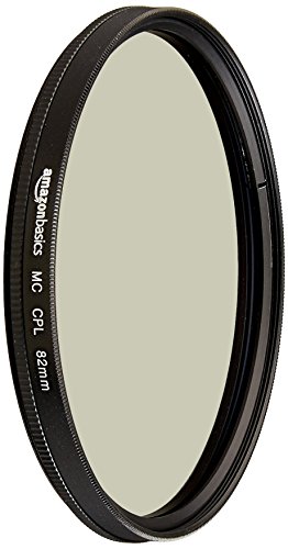 Amazon Basics Circular Polarizer Camera Lens Filter - 82 mm