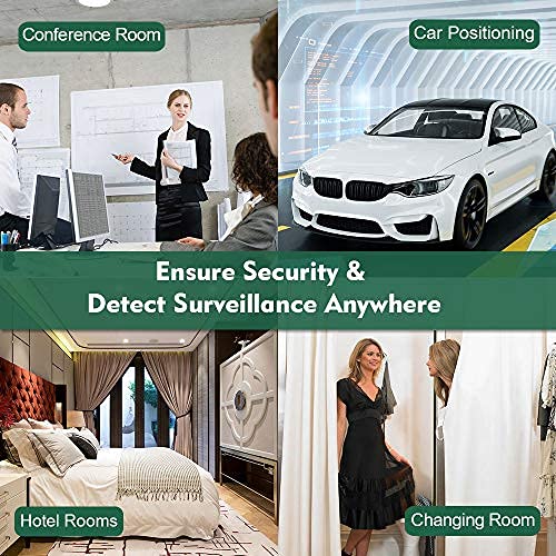 Bug Detector, hidden camera detectors ,Anti spy Detector ,RF Detector, GPS Detector Anti Tracking Strong Magnetic Detector for GPS Tracker Listening Device Hidden Camera Finder in office, car, meeting