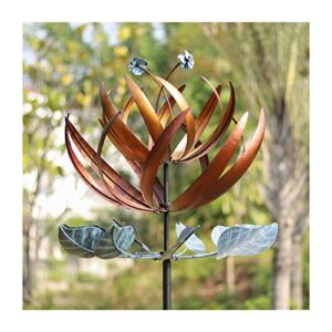 limehill wind spinner for yard and garden for women large metal windspinners for outdoor decorations (24 x 84 inches)
