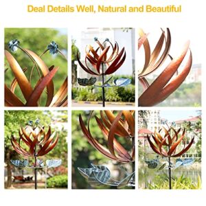 LimeHill Wind Spinner for Yard and Garden for Women Large Metal Windspinners for Outdoor Decorations (24 X 84 Inches)