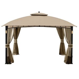 garden winds replacement canopy top cover for the moorehead l-gz717pst-f gazebo – standard 350