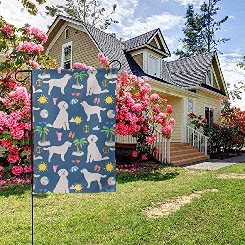AnleyGardeflagsU Golden doodle Dog Beach Puppy Classic Garden Flag for Garden Decorations Party Supplies