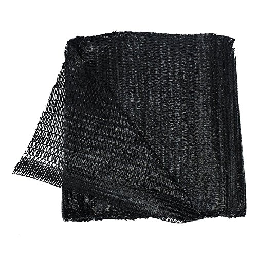 40% Black 6.5'x16' Sun Mesh Net Sunblock Shade Cloth Cover UV Resistant for Garden Flower Car Plant Cover Patio Canopy Pergola Greenhouse