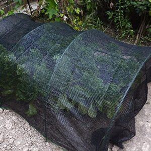 40% Black 6.5'x16' Sun Mesh Net Sunblock Shade Cloth Cover UV Resistant for Garden Flower Car Plant Cover Patio Canopy Pergola Greenhouse