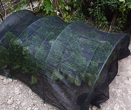 40% Black 6.5'x16' Sun Mesh Net Sunblock Shade Cloth Cover UV Resistant for Garden Flower Car Plant Cover Patio Canopy Pergola Greenhouse