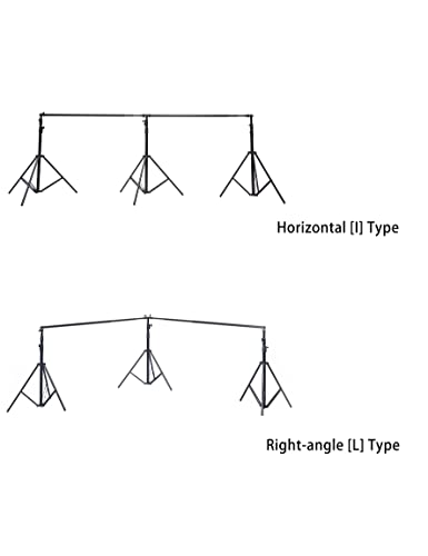 Kate 10x20ft (3x6m) Photography Backdrop Frame Stand for Room Set Adjustable Heavy Duty Photography Background Support System Kit