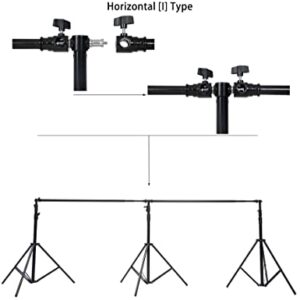 Kate 10x20ft (3x6m) Photography Backdrop Frame Stand for Room Set Adjustable Heavy Duty Photography Background Support System Kit