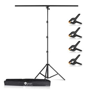 hpusn 8.5 x 5 ft backdrop stand: photo video studio adjustable backdrop stand for parties, wedding, photography, advertising display