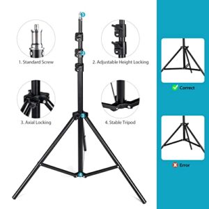 Hpusn 8.5 x 5 ft Backdrop Stand: Photo Video Studio Adjustable Backdrop Stand for Parties, Wedding, Photography, Advertising Display