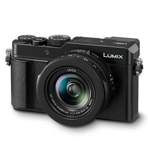panasonic lumix lx100 ii large four thirds 21.7 mp multi aspect sensor 24-75mm leica dc vario-summilux f1.7-2.8 lens wi-fi and bluetooth camera with 3″ lcd, black (dc-lx100m2)