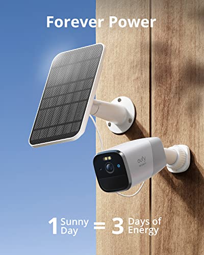 eufy security 4G LTE Cellular Security Camera Wireless Outdoor, Solar Powered, 2K HD, Starlight Night Vision, Human Detection, GPS. Includes SIM Card and Built-in Local Storage. No Wi-Fi Needed.