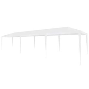 festnight 10′ x 30′ garden outdoor gazebo canopy pop up sun steel frame shade heavy duty patio party wedding tent bbq camping shelter waterproof pavilion cater events white