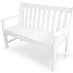 POLYWOOD Vineyard 48" Bench (White)