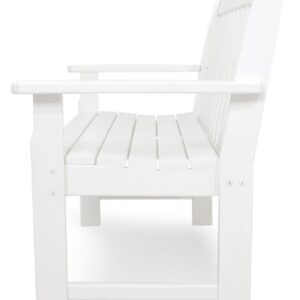 POLYWOOD Vineyard 48" Bench (White)