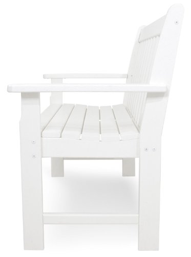 POLYWOOD Vineyard 48" Bench (White)