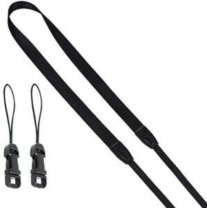 eorefo camera strap camera neck strap with quick-release buckles for mirrorless camera.(black)