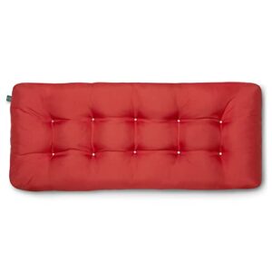 duck covers water-resistant indoor/outdoor bench cushion, 48 x 18 x 5 inch, tang thang, patio bench cushion