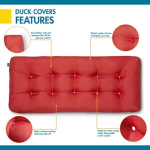 Duck Covers Water-Resistant Indoor/Outdoor Bench Cushion, 48 x 18 x 5 Inch, Tang Thang, Patio Bench Cushion