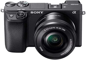 sony alpha a6400 mirrorless camera: compact aps-c interchangeable lens digital camera – e mount compatible cameras – ilce-6400l/b (renewed)