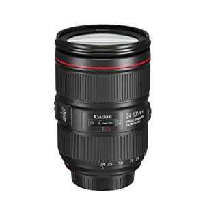 Canon EF 24–105mm f/4L is II USM Lens, Black - 1380C002