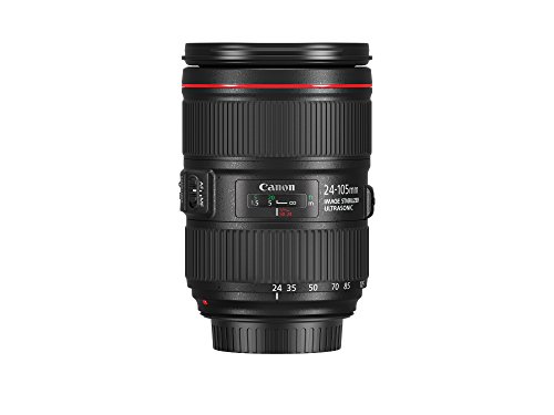 Canon EF 24–105mm f/4L is II USM Lens, Black - 1380C002
