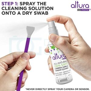 Altura Photo Professional Camera Cleaning Kit APS-C DSLR & Mirrorless Cameras - Camera Lens Cleaner w/Sensor Cleaning Swabs & Case, Works as Camera Lens Cleaning Kit, Camera Cleaner, Sensor Cleaner