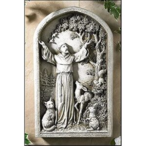saint st francis patron of animals peace tree figurine patio garden home statue