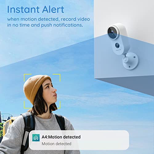 Wireless Security Outdoor Camera with Solar Panel: Battery Powered 1080p WiFi Night Vision Cameras for Home Outside Surveillance Works with Adorcam App