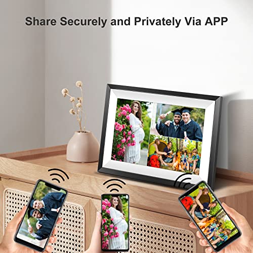 Digital Picture Frame WiFi,MARVUE Digital Photo Frame 10.1 inch 1280x800 IPS Touch Screen HD Display, 16GB Storage Auto-Rotate,Easy to Share Photo/Video via Frameo App, Cloud from Anywhere