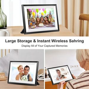 Digital Picture Frame WiFi,MARVUE Digital Photo Frame 10.1 inch 1280x800 IPS Touch Screen HD Display, 16GB Storage Auto-Rotate,Easy to Share Photo/Video via Frameo App, Cloud from Anywhere