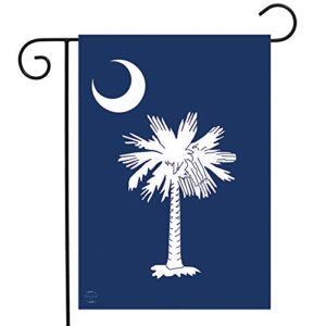 briarwood lane south carolina palm tree garden flag state of s.c. 12.5″ x 18″