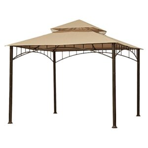 garden winds replacement canopy for target madaga gazebo, beige