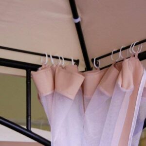 Garden Winds Replacement Canopy for Target Madaga Gazebo, Beige