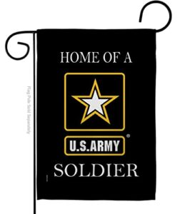 us army soldier garden flags armed forces memorabilia banner united state wall tapestry americana decorations blue star remembrance retire outdoor memorial yard veteran gifts made in usa