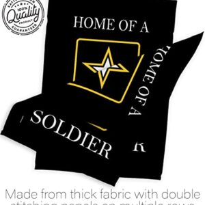 US Army Soldier Garden Flags Armed Forces Memorabilia Banner United State Wall Tapestry Americana Decorations Blue Star Remembrance Retire Outdoor Memorial Yard Veteran Gifts Made In USA