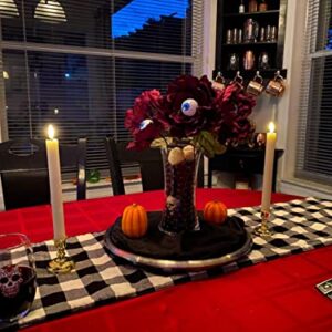 3D Black Wick Led Battery Operated Flameless Taper Candles Light with Remote &Timer,Electric Fake Window Candle Flickering Like Real Wax,Floating Candle Stick for Christmas/Halloween/Wedding