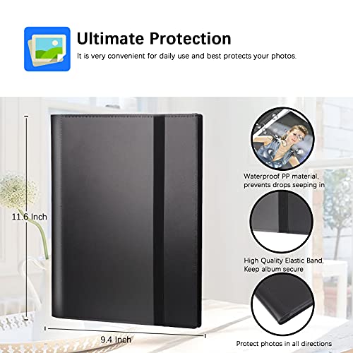 432 Pockets Photo Album for Fujifilm Instax Mini Camera, Polaroid Camera, for Fujifilm Instax Mini 11 12 9 40 Evo Liplay 8 7+ Instant Camera, Photo Album for Polaroid Kodak HP Zink 2x3" Photo (Black)