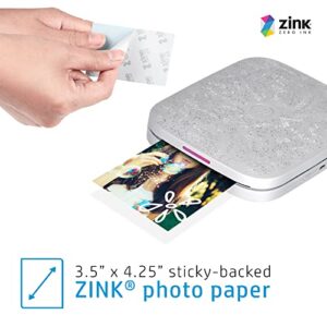 HP Sprocket 3x4 Instant Photo Printer – Wirelessly Print 3.5x4.25” Photos on Zink Paper from iOS & Android Devices