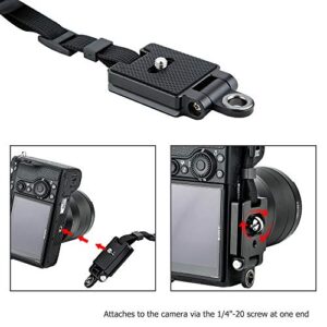 JJC Deluxe Mirrorless Camera Hand Grip Strap for Sony A7IV A7III II A7 A1 A7C A7RV IV A7RIII II A7R A7SIII II A9II A9 ZV-E1 A6600 A6500 A6400 A6300 A6100 A6000 Panasonic G7 G9 G95 G85 S5 S1 S1R & More