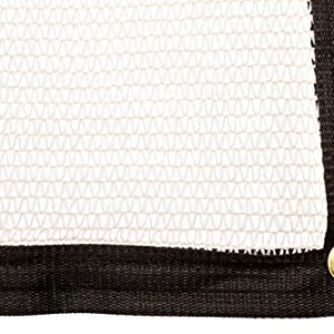 Be Cool Solutions 40% White Outdoor Sun Shade Canopy: UV Protection Shade Cloth| Lightweight, Easy Setup Mesh Canopy Cover with Grommets| Sturdy, Durable Shade Fabric for Garden, Patio & Porch 12'x16'