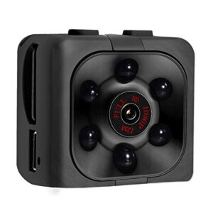 mini spy camera, 1080p hd mini spy camera with audio and video recording, night vision, motion detective – no wi-fi need
