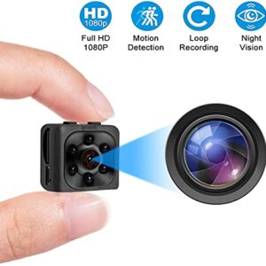 Mini Spy Camera, 1080P HD Mini Spy Camera with Audio and Video Recording, Night Vision, Motion Detective - No Wi-Fi Need