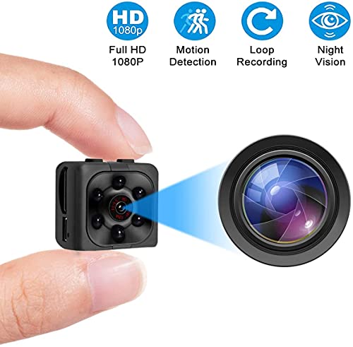 Mini Spy Camera, 1080P HD Mini Spy Camera with Audio and Video Recording, Night Vision, Motion Detective - No Wi-Fi Need