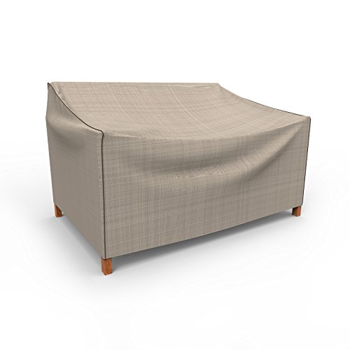 Budge P3A01PM1 English Garden Patio Sofa Cover Heavy Duty and Waterproof, Small, Two-Tone Tan